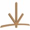 Ekena Millwork Alberta Smooth Timber Gable Bracket, Western Red Cedar, 96"W x 56"H x 3 1/2"D x 3 1/2"F, 14/12 Pitch GBW096X56X0404ALB00SWR - alternate 2